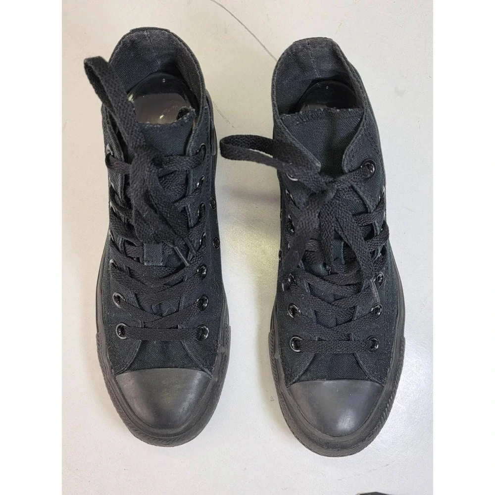 Converse Chuck Taylor Men's Sneakers Size 4 Women's 6 Black Canvas High Shoes‎ - Picture 7 of 11